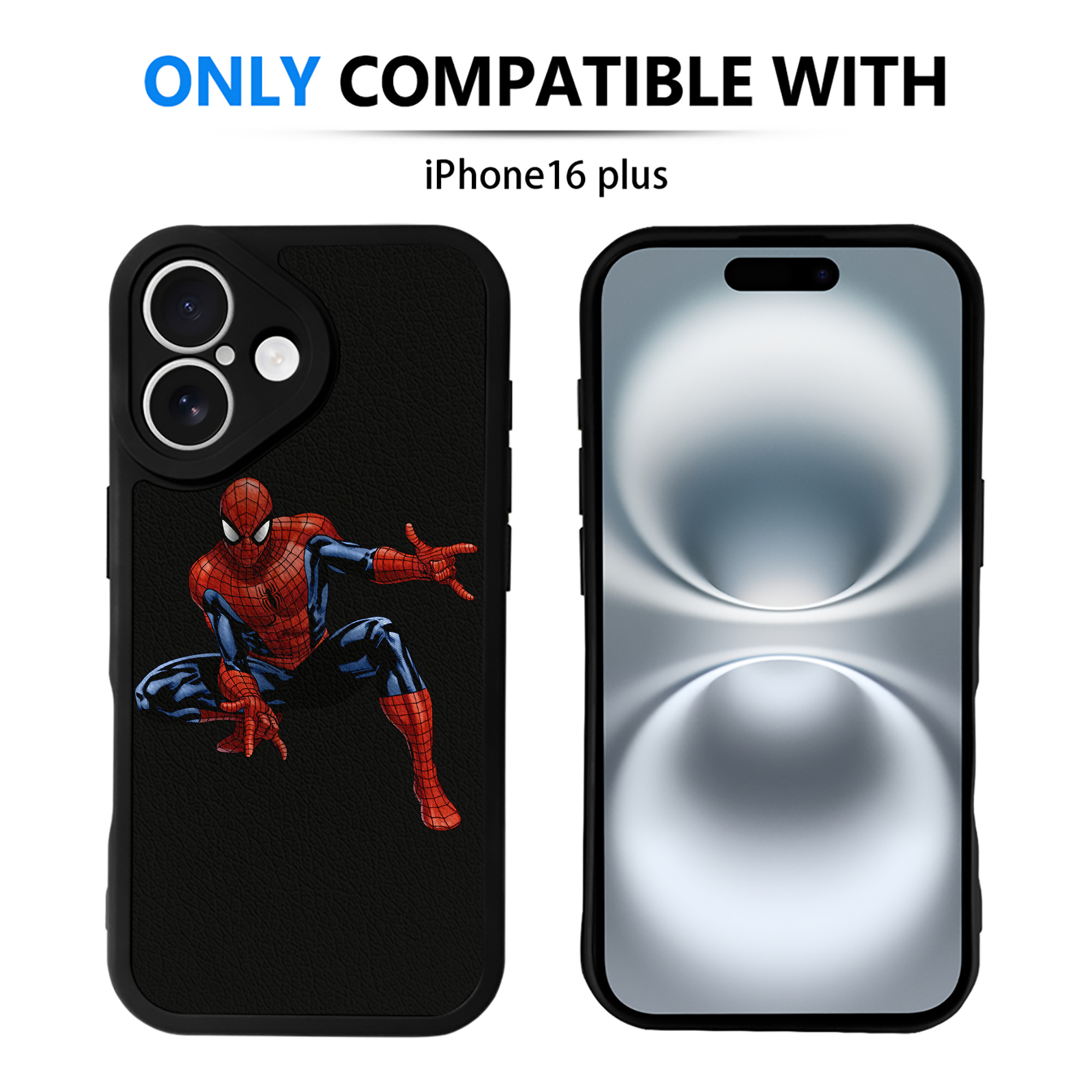 （画像用） アベンジャーズ The Avengers 【iPhone 16シリーズ対応】シリコンスマホケース（レザー調） 材質：シリコン